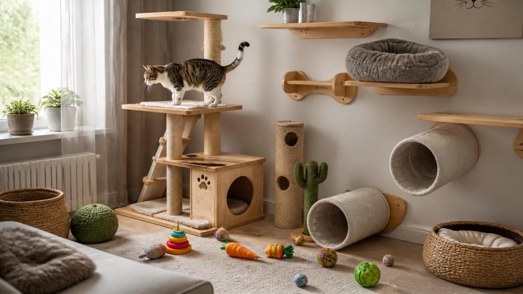 découvrez comment aménager un espace de jeu idéal pour votre chat, en alliant confort, sécurité et stimulation pour un compagnon heureux et actif.