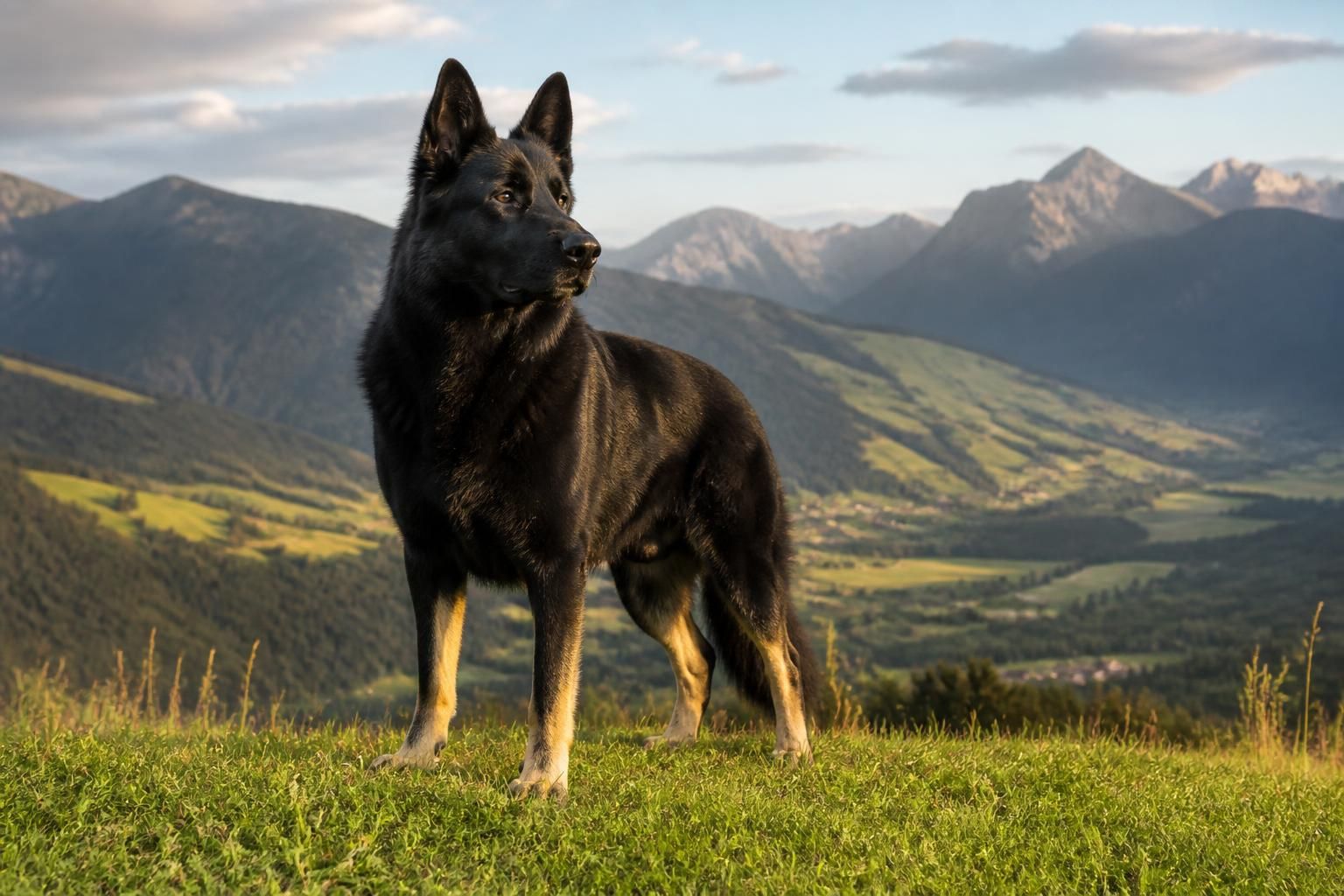 explorez le berger noir suisse, un chien de garde fidèle et puissant, réputé pour son intelligence et son dévouement exceptionnel.
