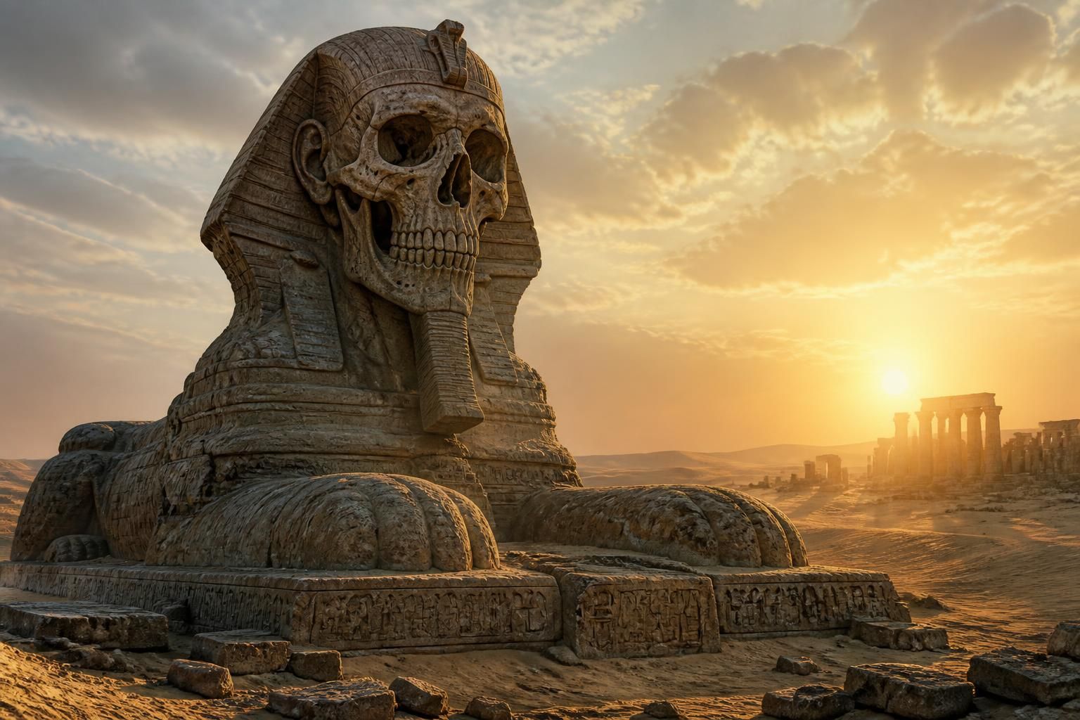 découvrez le mystère et le symbolisme du sphinx à tête de mort, une figure énigmatique fascinante alliant légendes et significations profondes.
