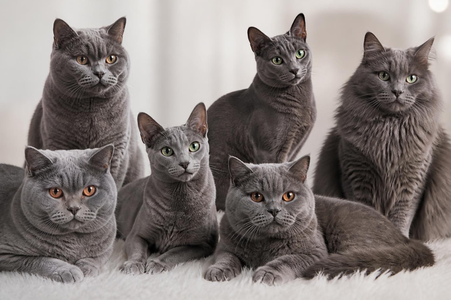 découvrez les différentes races de chats gris et explorez la beauté unique des félins au pelage argenté dans ce guide complet.