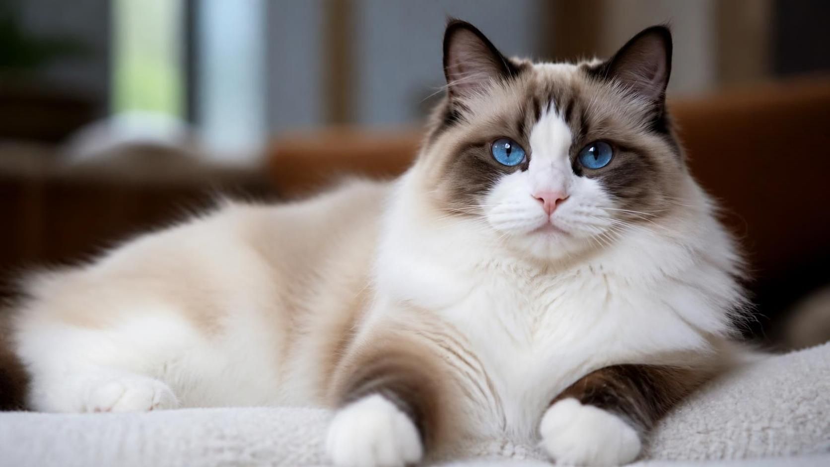 découvrez le ragdoll, un chat aux yeux captivants et au caractère exceptionnellement doux, parfait compagnon pour toute la famille.