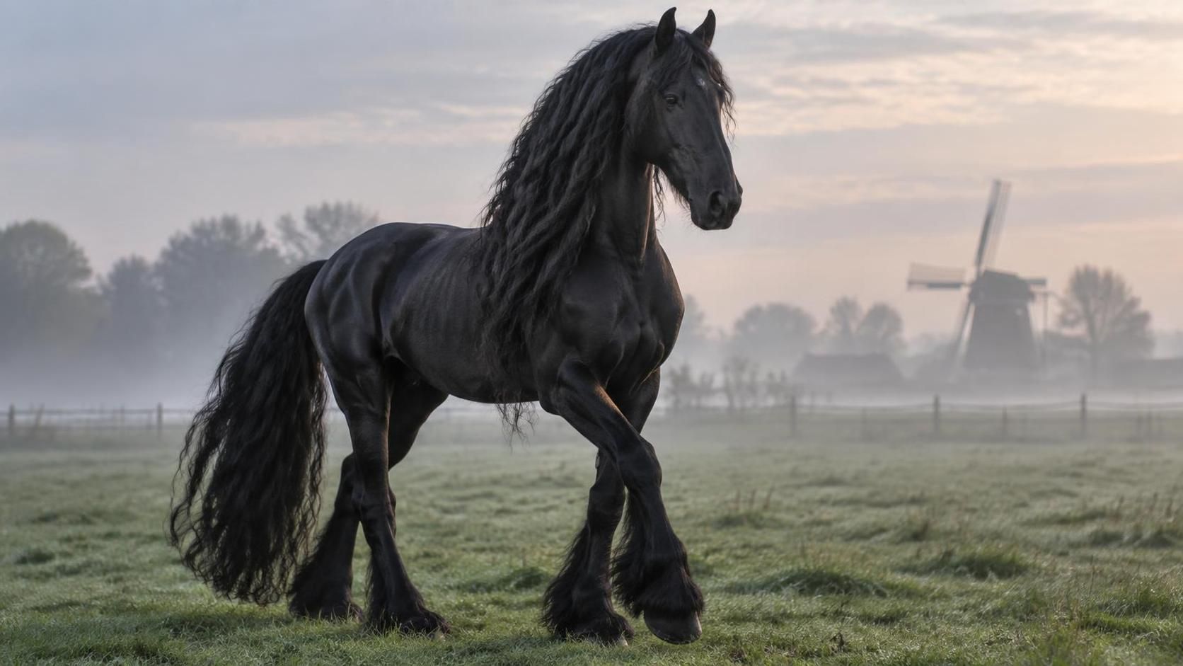 découvrez le cheval frison, une race légendaire au port majestueux et à la puissance remarquable. histoire, caractère et particularités de ce cheval d’exception.