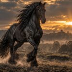Le cheval Frison : majesté et puissance d’une race légendaire