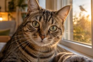Les raisons fascinantes derrière le regard intense de votre chat